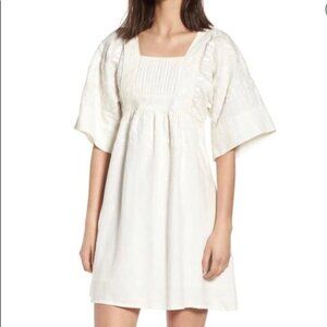 CAARA Elisa Embroidered Babydoll Dress (Nordstrom)